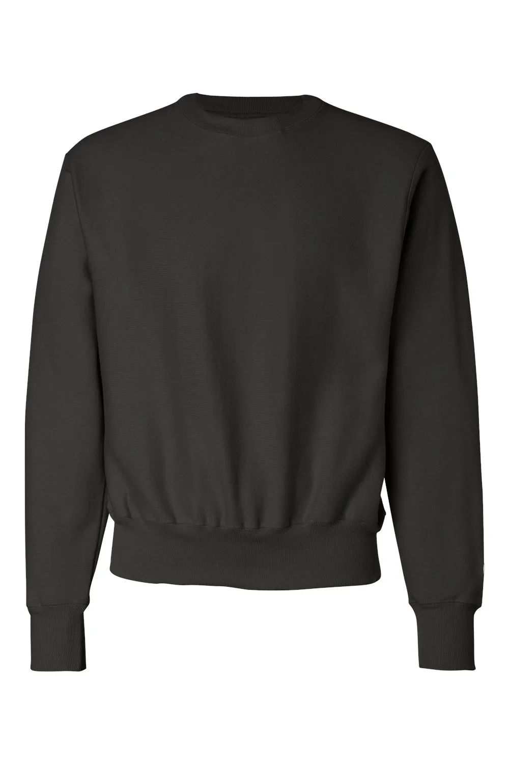 Champion Mens Shrink Resistant Crewneck Sweatshirt - Black