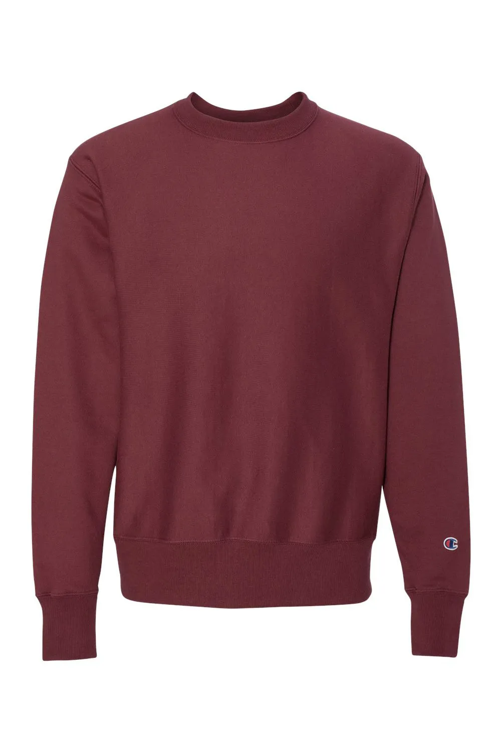 Champion Mens Shrink Resistant Crewneck Sweatshirt - Cardinal Red