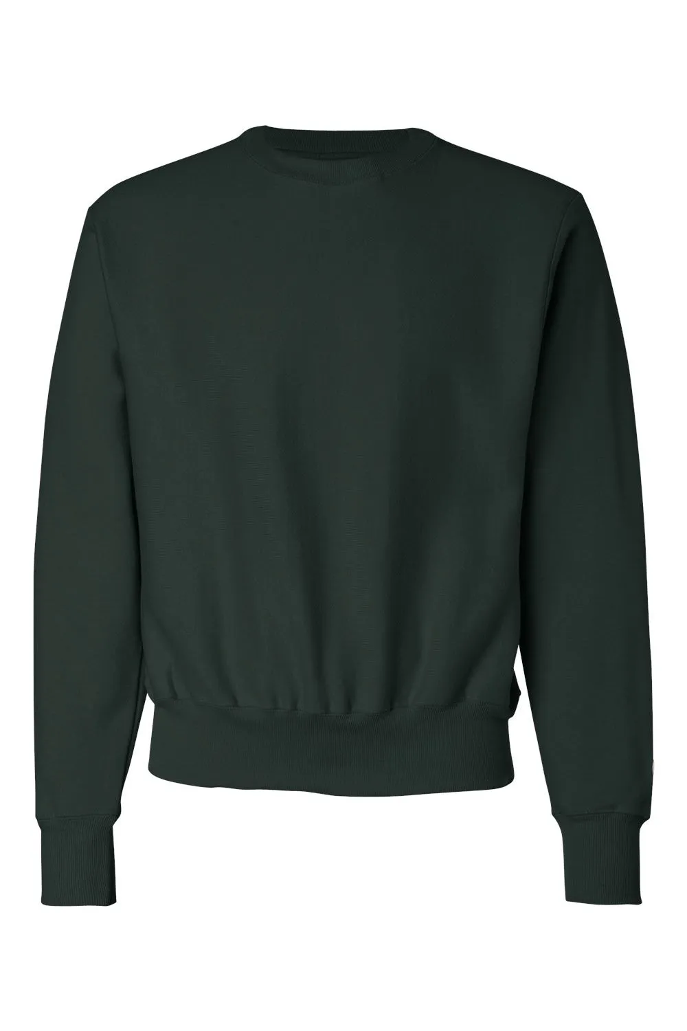 Champion Mens Shrink Resistant Crewneck Sweatshirt - Dark Green