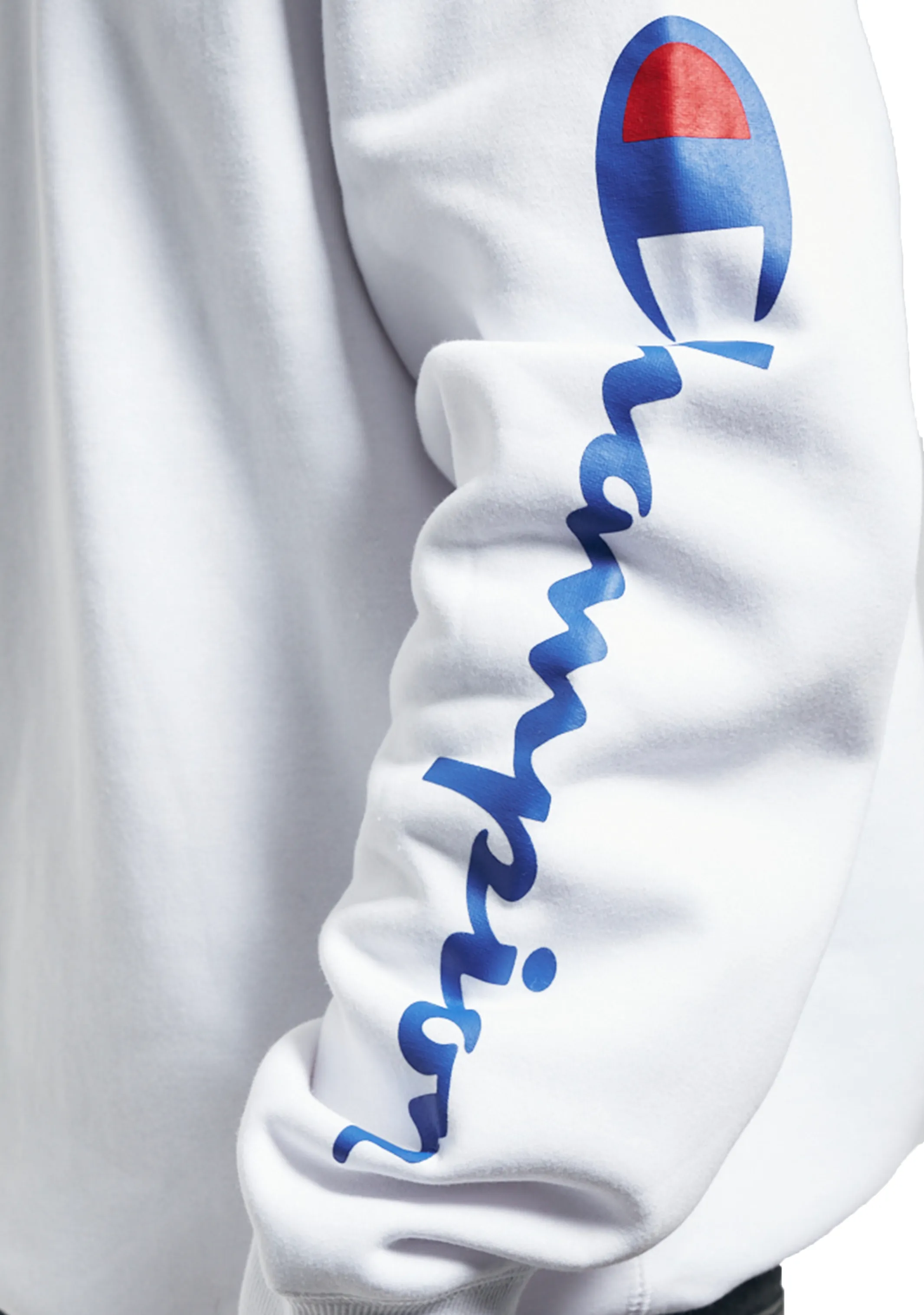 Champion Mens Sporty Graphic Crew White <br> AXWTN 7MY