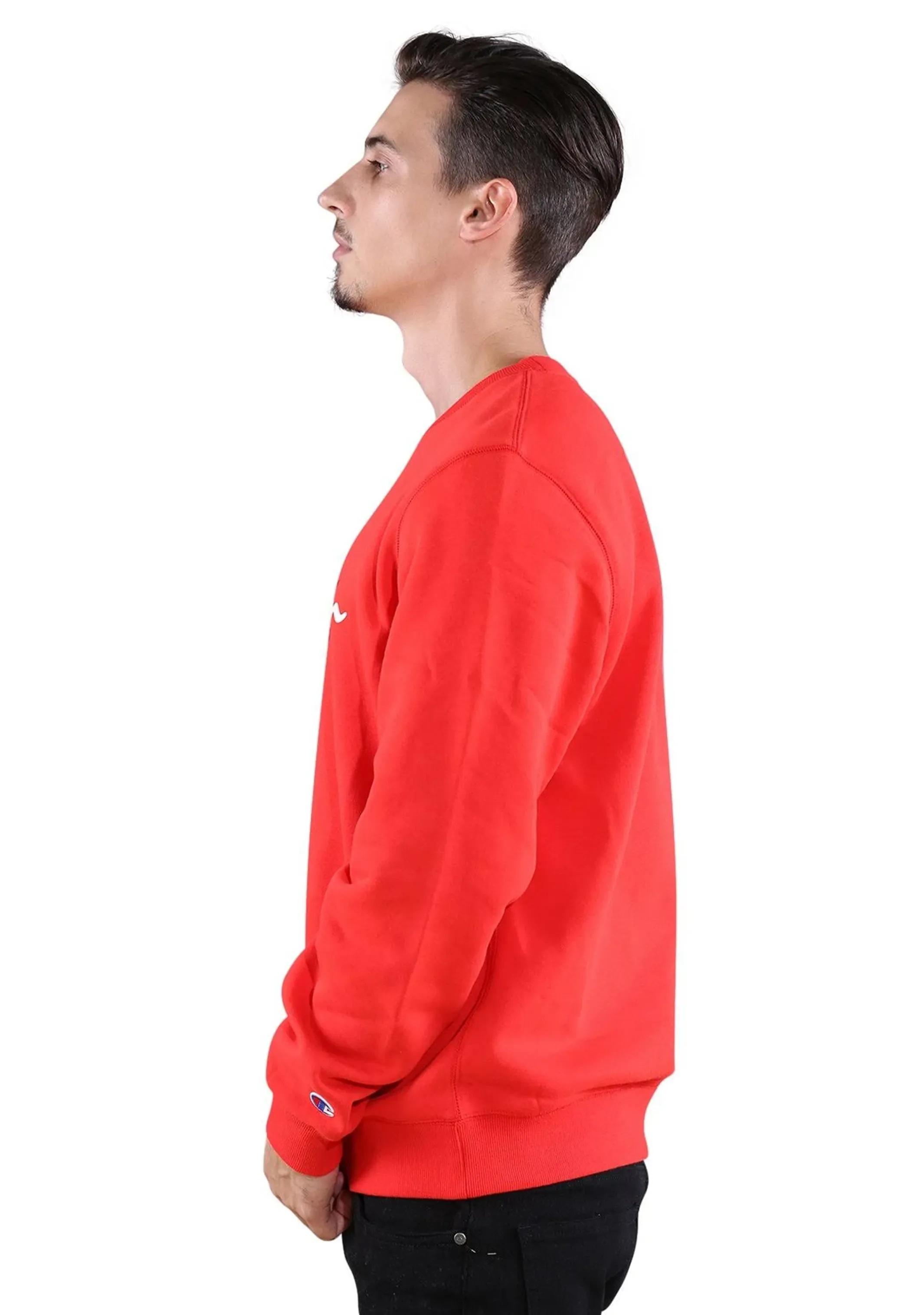 Champion Mens Sporty Graphic Crew
