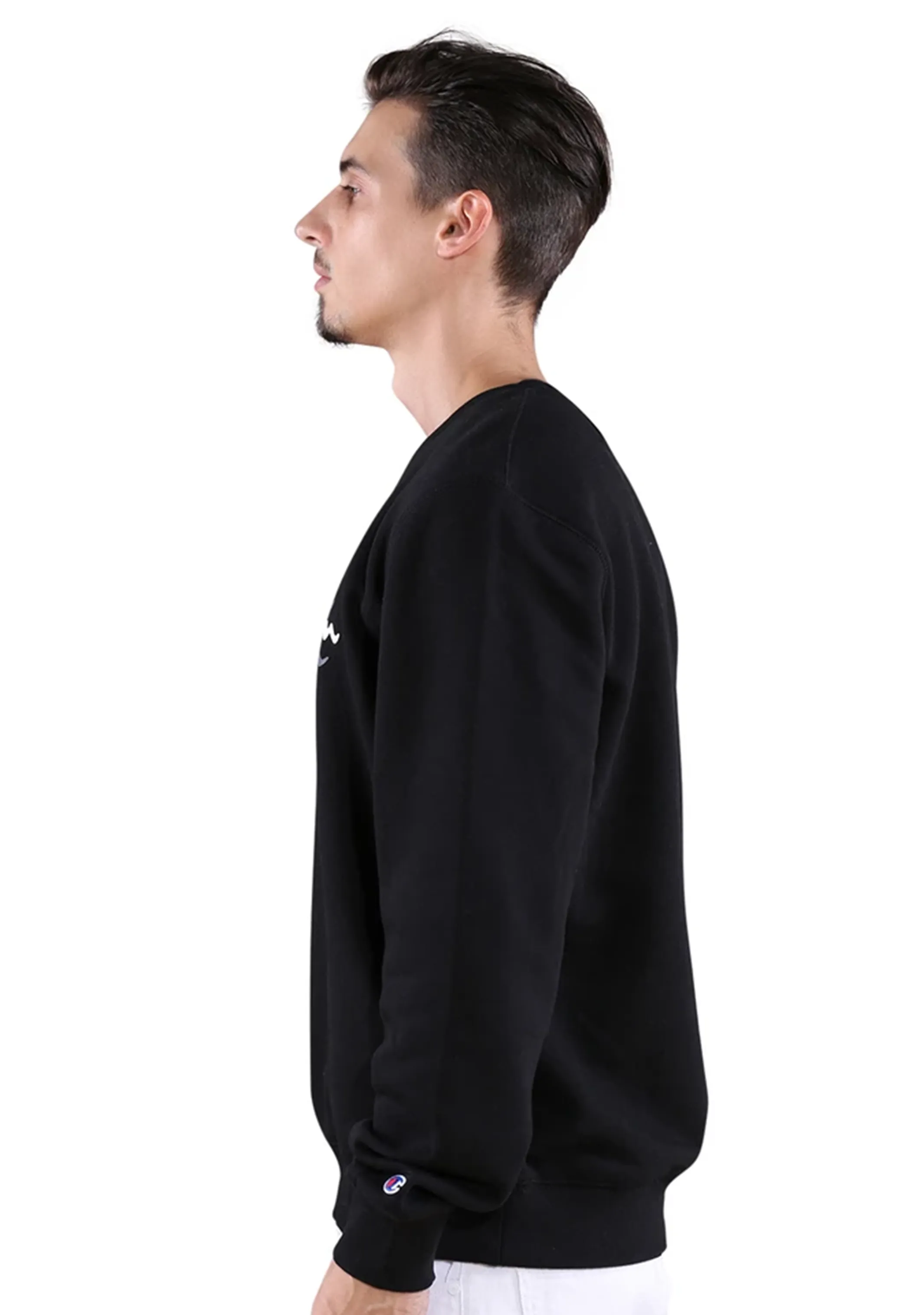 Champion Mens Sporty Graphic Crew