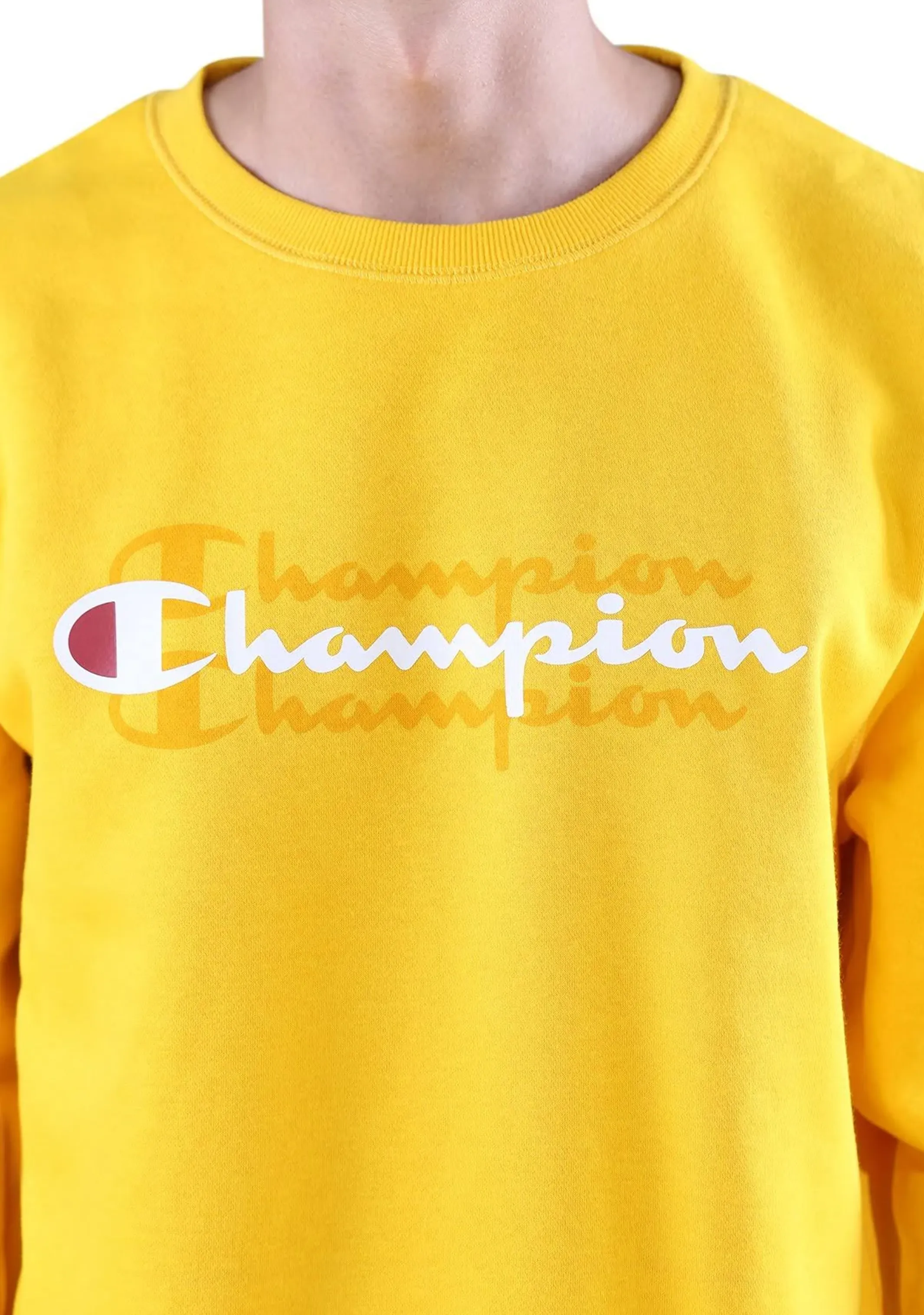 Champion Mens Sporty Graphic Crew