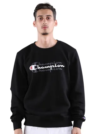 Champion Mens Sporty Graphic Crew