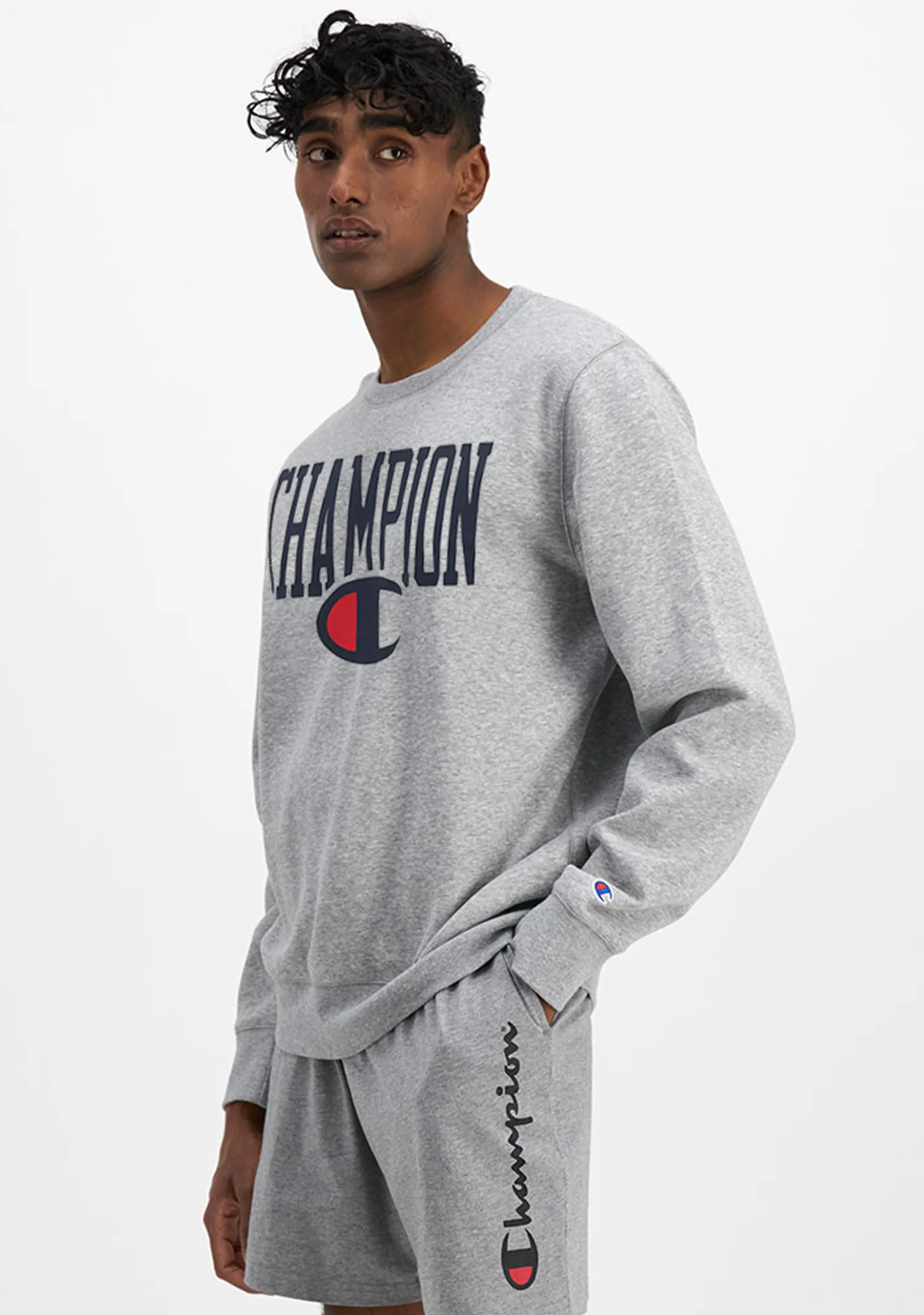 Champion Mens SPS Graphic Print Crew <BR> AVHVN 3ZL