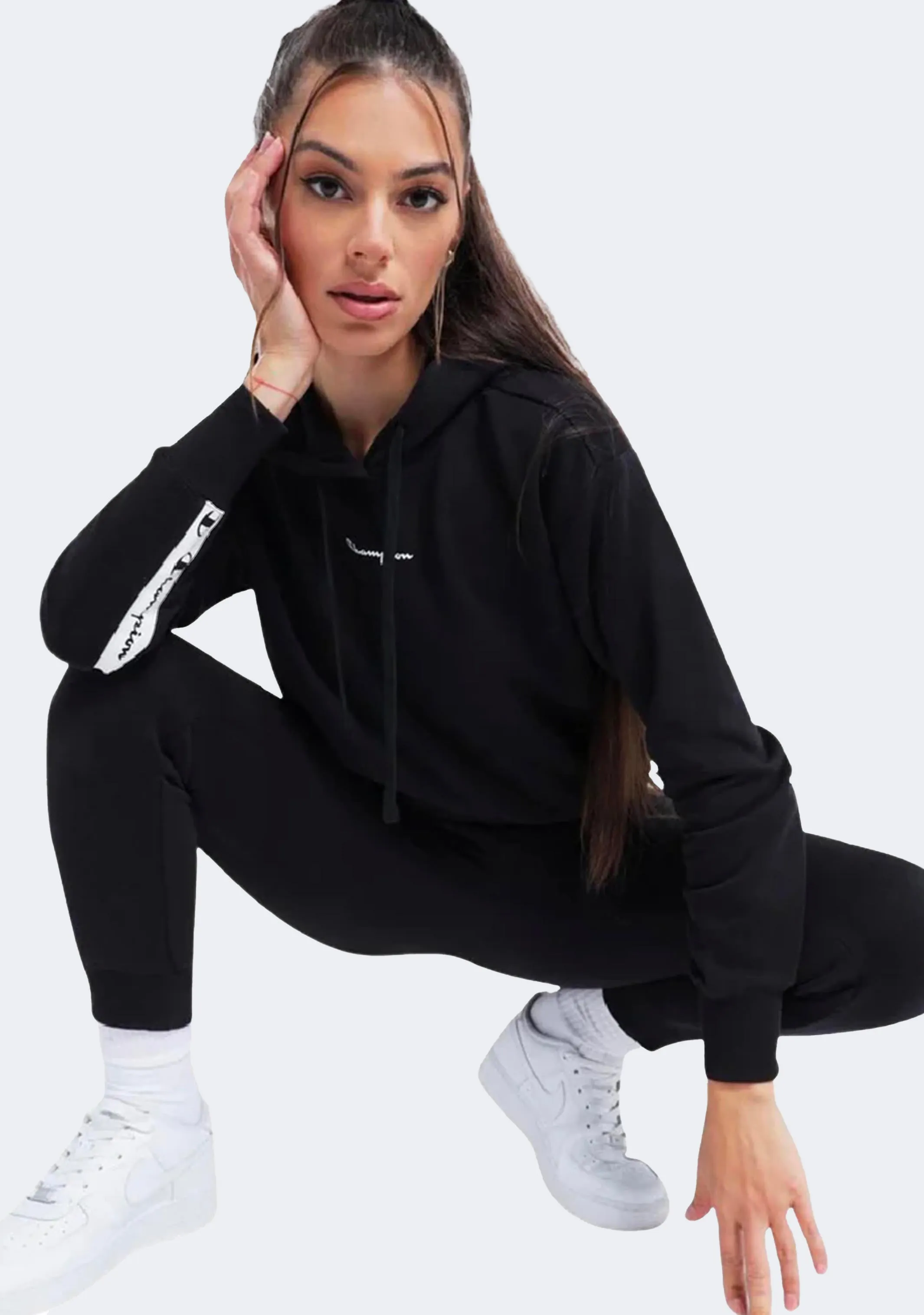 Champion Women's EU Rochester Tape Hoodie