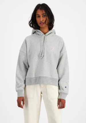 Champion Women's Reverse Weave Level up Hoodie Grey