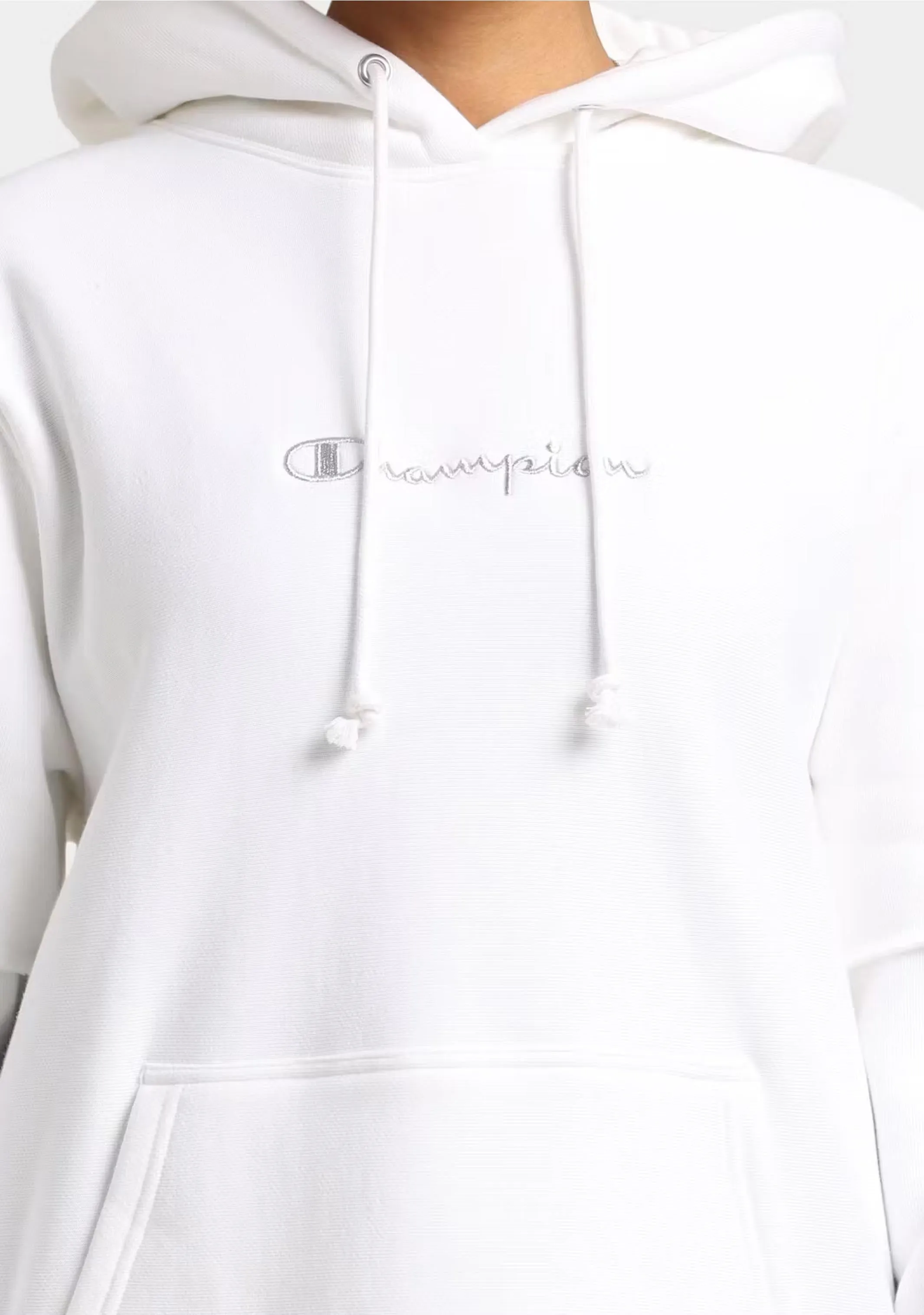 Champion Womens Reverse Weave Liquid Layer Hoodie <br> CT4EN WIT