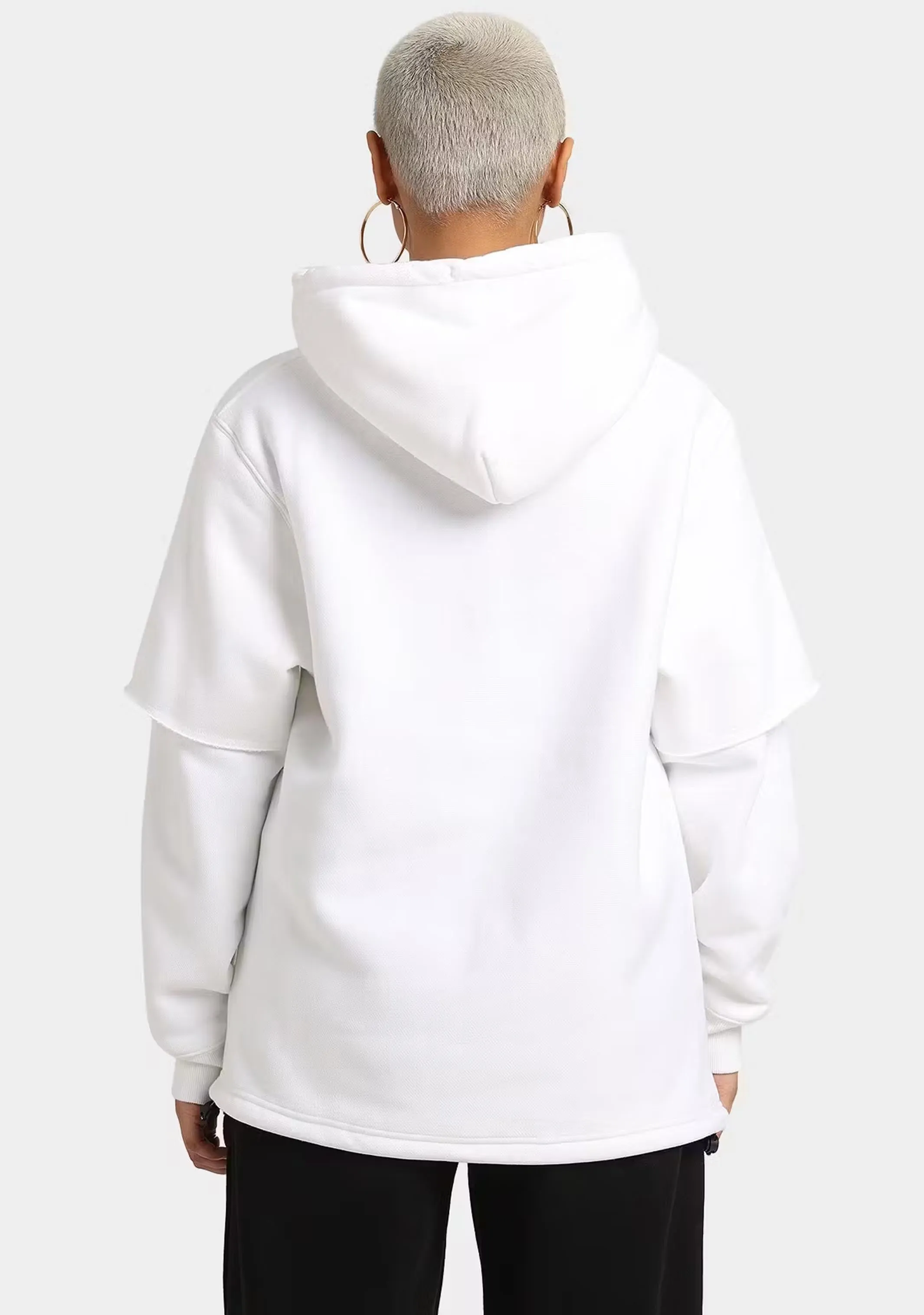 Champion Womens Reverse Weave Liquid Layer Hoodie <br> CT4EN WIT