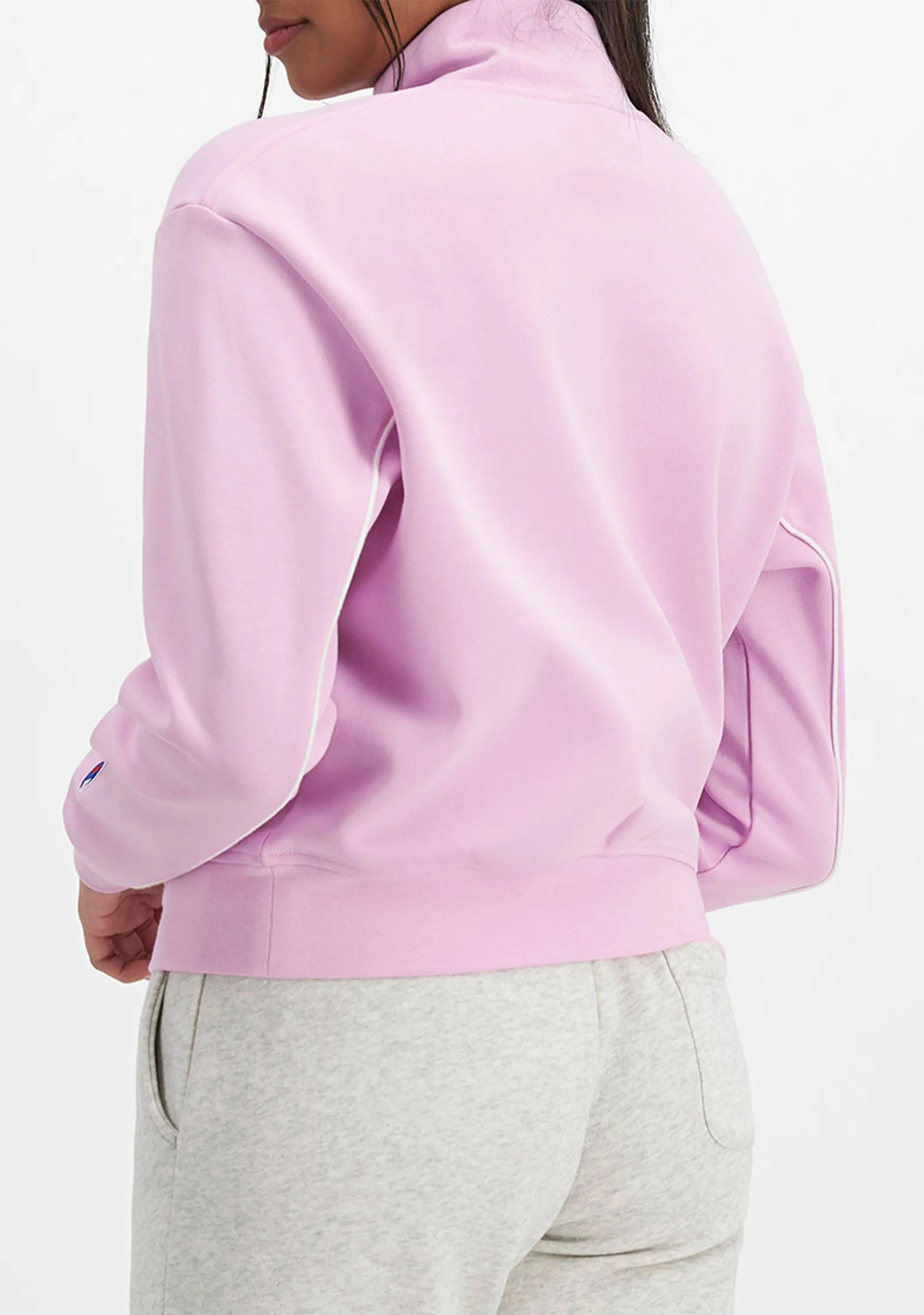 Champion Womens Rochester Athletic Quarter Zip Crew <BR> CT3GN XLQ