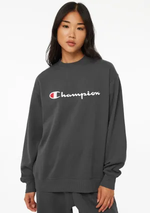 Champion Womens Script Crew <br> CWFYN XTG