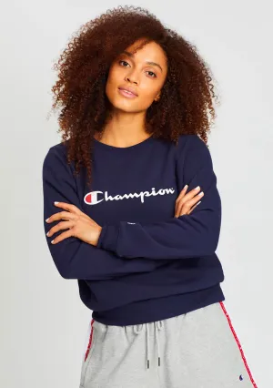 Champion Women’s Script Crew Navy