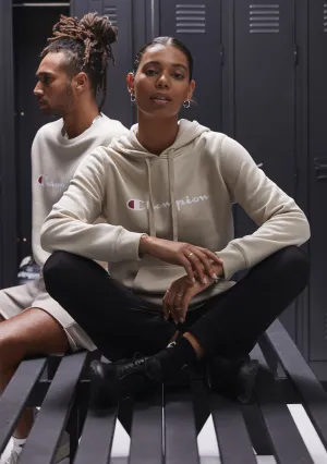 Champion Women’s Script Hoodie Cream
