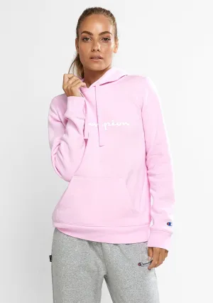 Champion Women’s Script Hoodie Pink