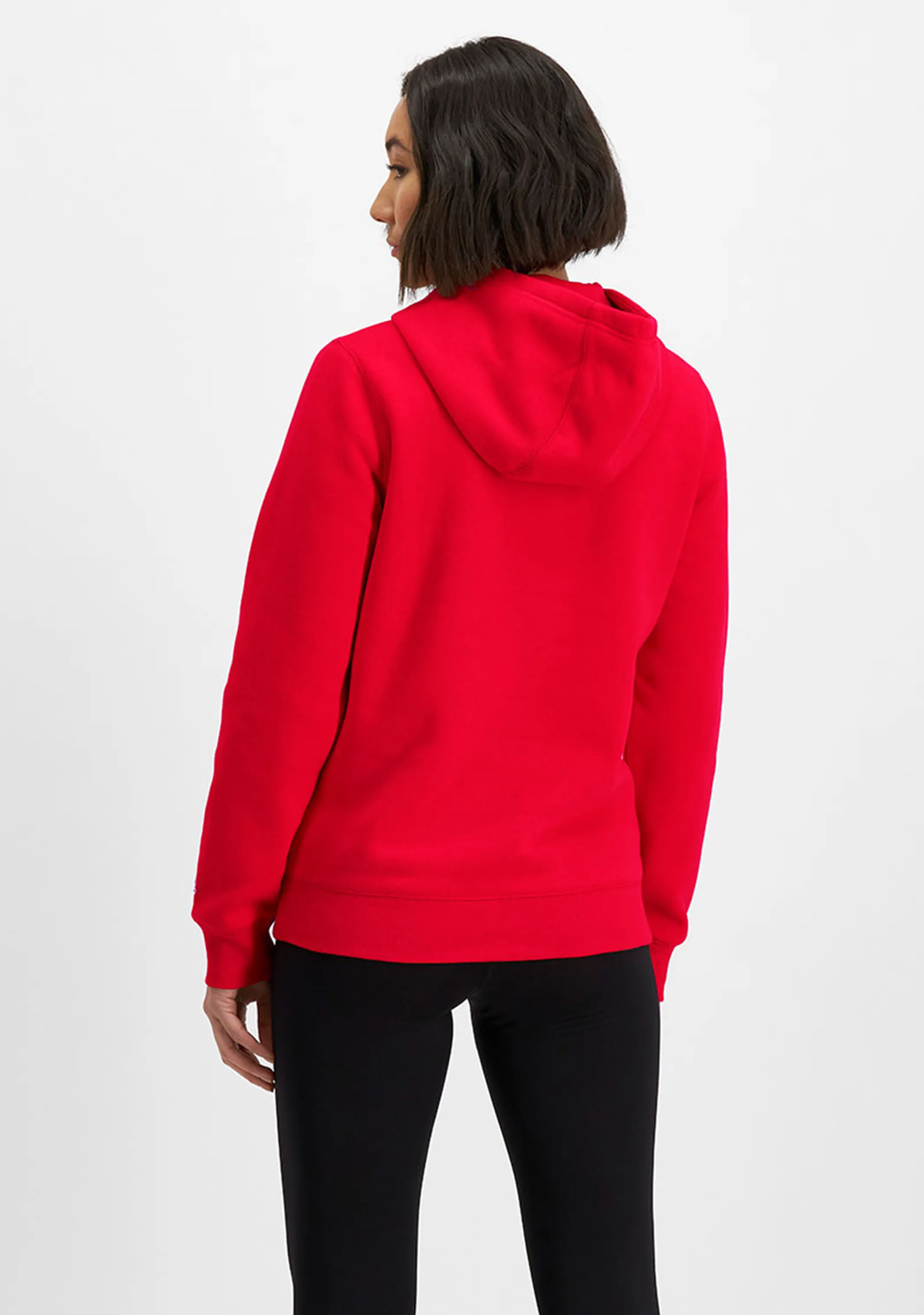 Champion Women’s Script Hoodie Vermillion Red