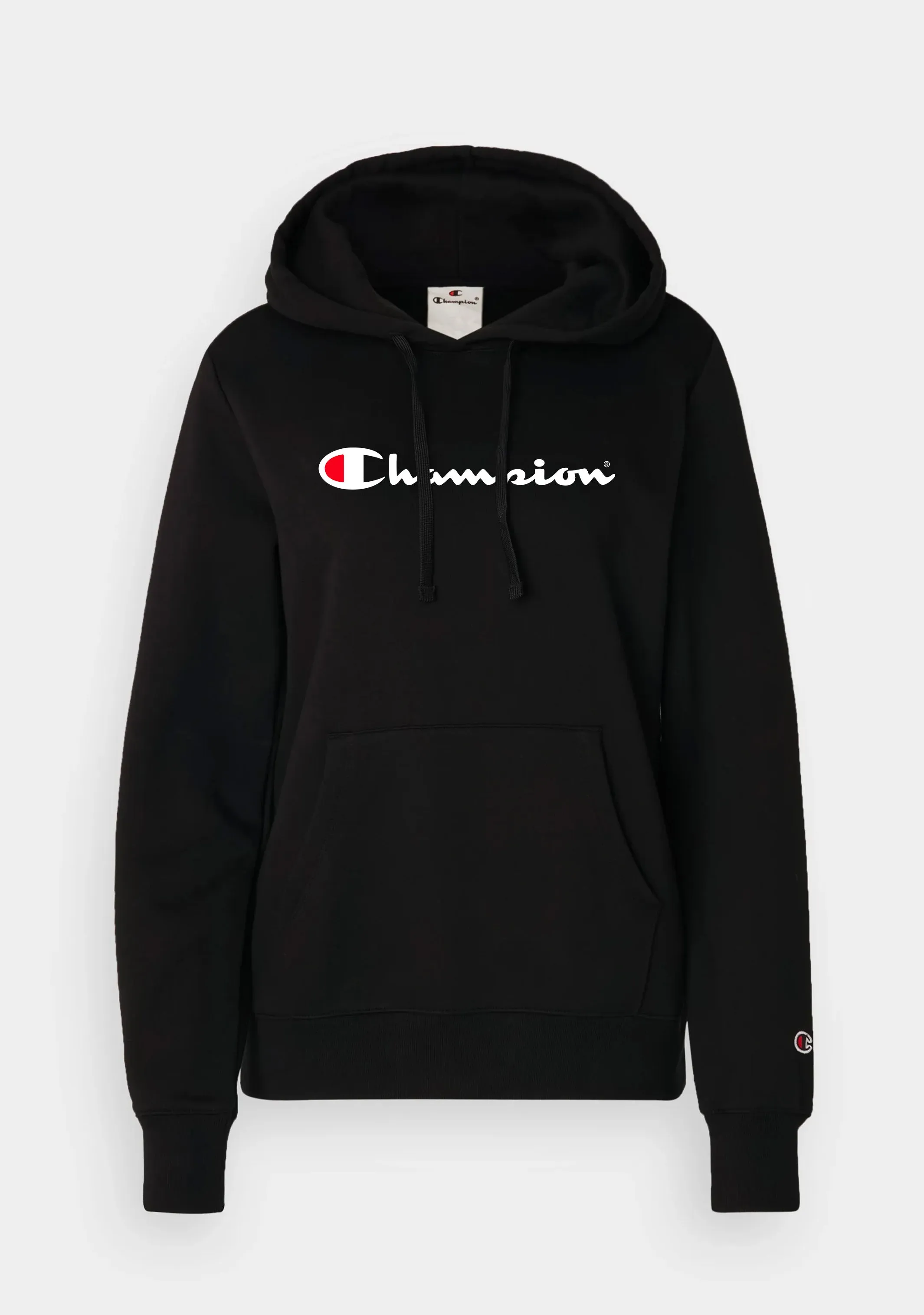 Champion Women’s Script Logo Hoodie Black