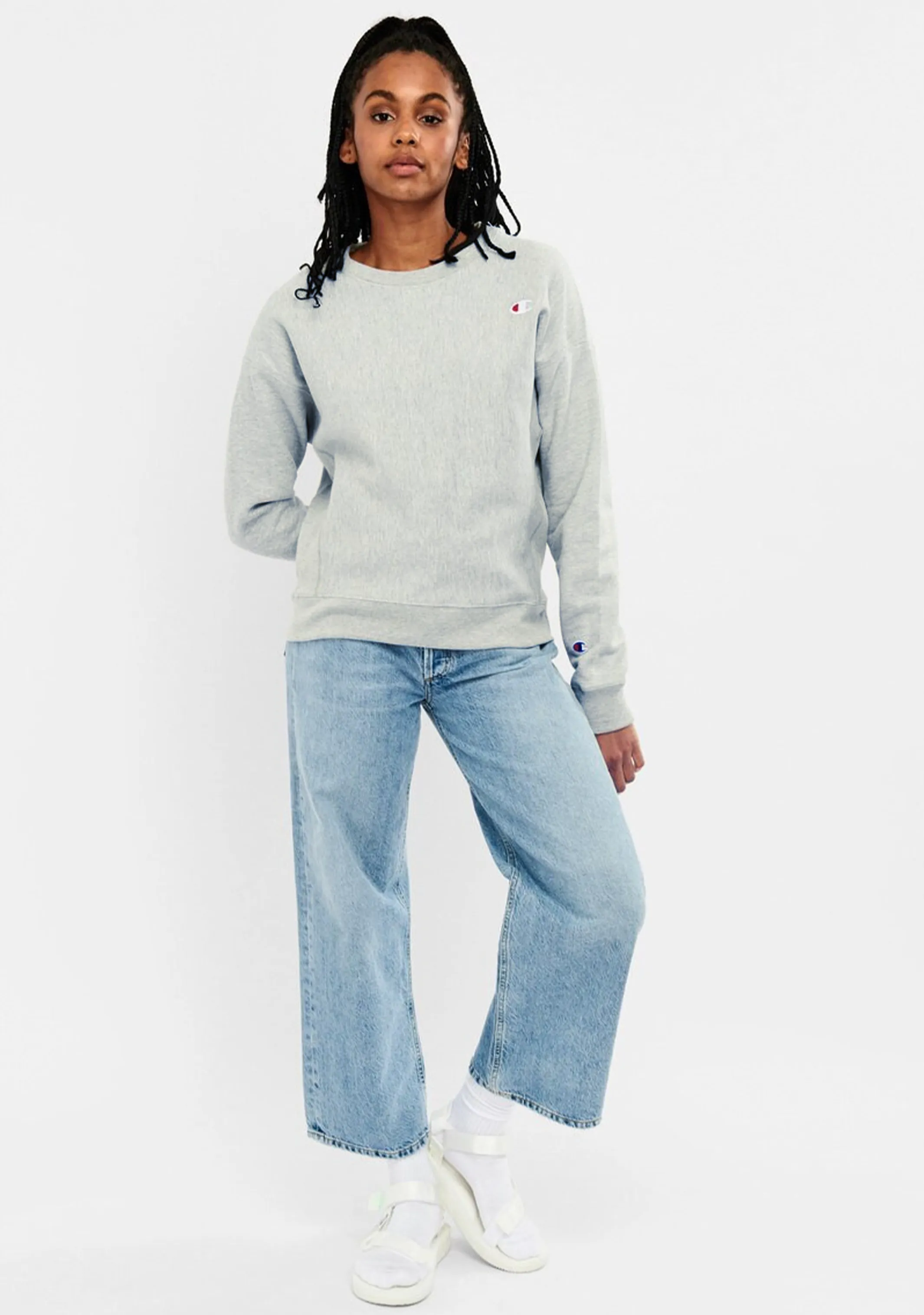 Champion Womens Small C Logo Crew <br> CWFCN E8C