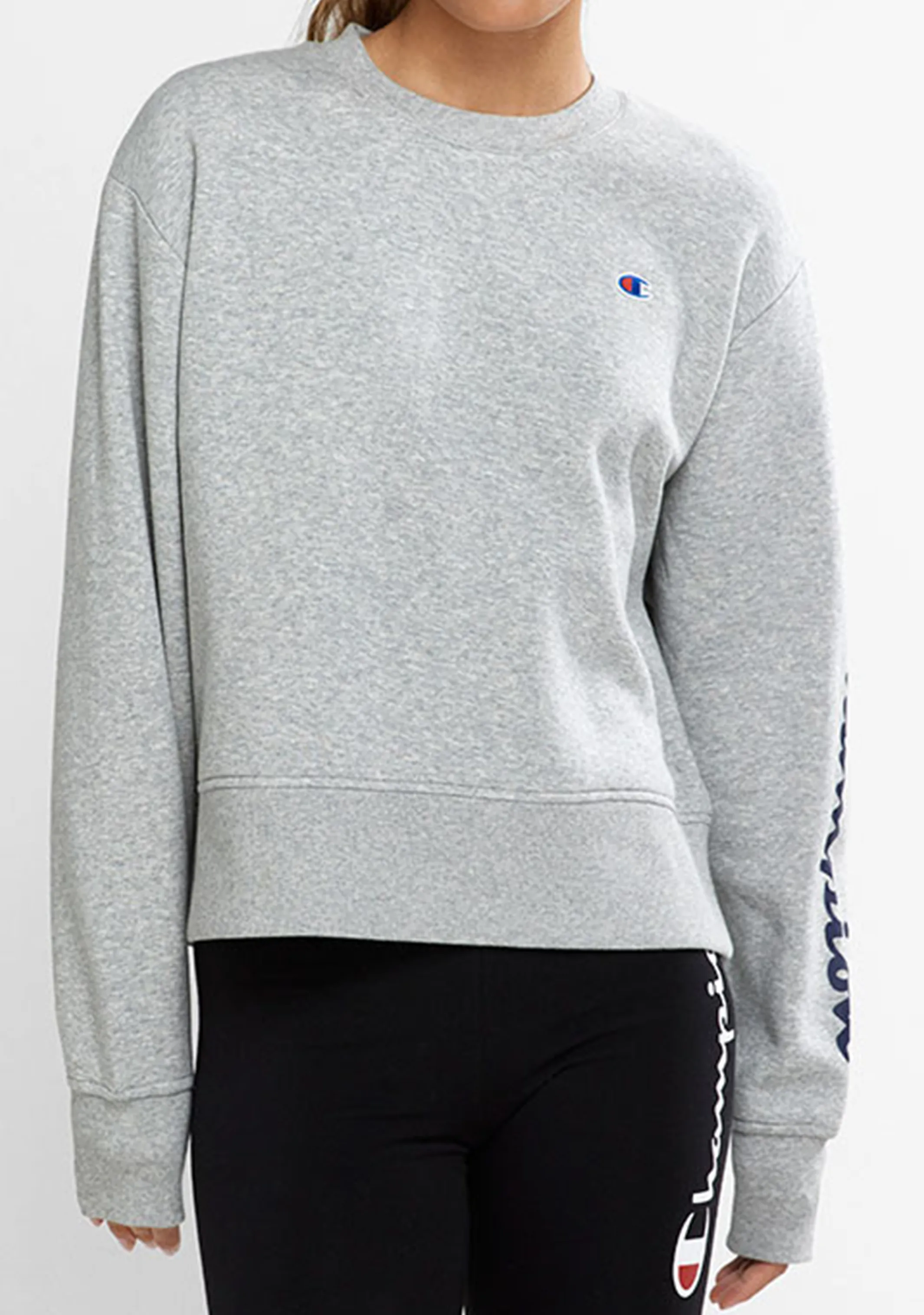 Champion Womens Sporty Graphic Crop Crew <br> CTMVN 6Y7