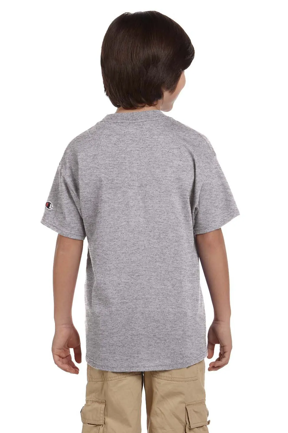 Champion Youth Short Sleeve Crewneck T-Shirt - Light Steel Grey