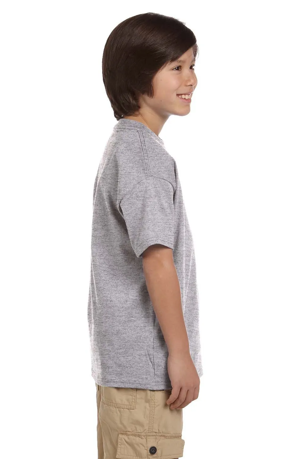 Champion Youth Short Sleeve Crewneck T-Shirt - Light Steel Grey