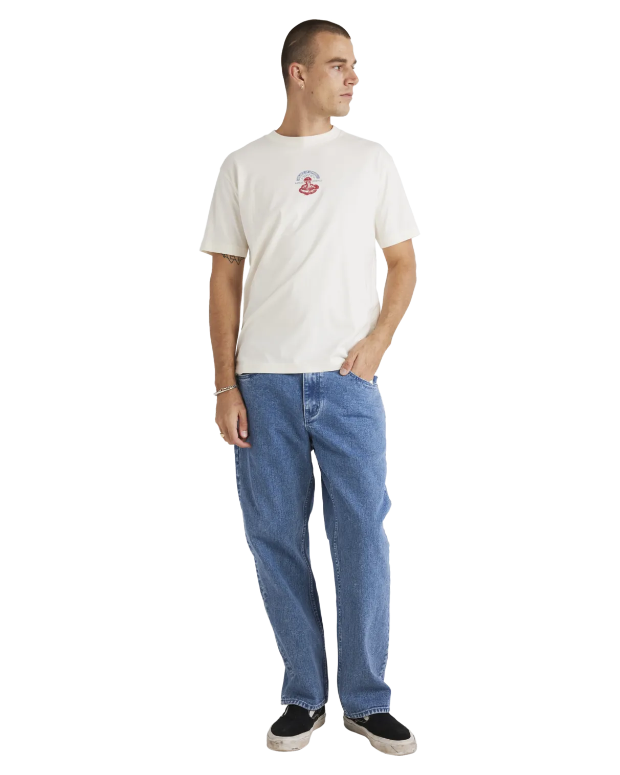 Charmer T-Shirt in Antique White