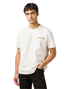 CJ Graphic T-Shirt in Vintage White