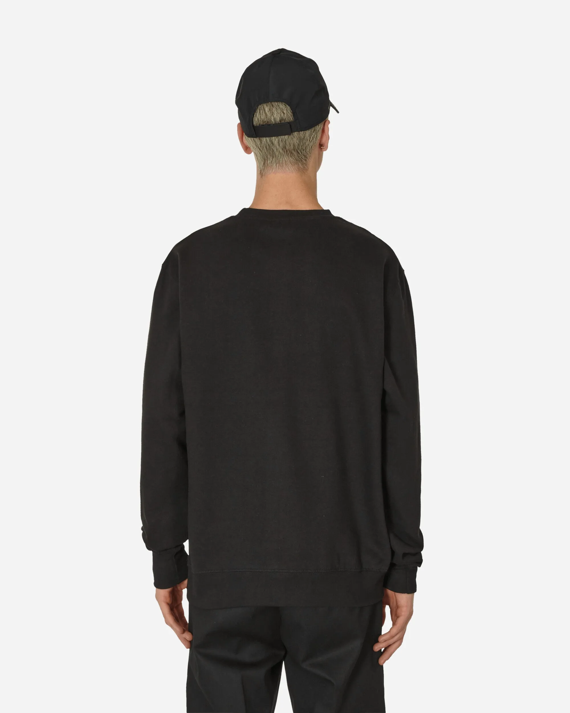 Colors Logo Crewneck Sweatshirt Black
