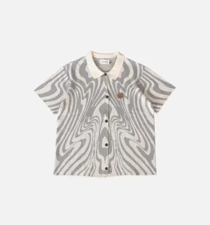 Dazed Button Up Mens Shirt - Bone/Beige
