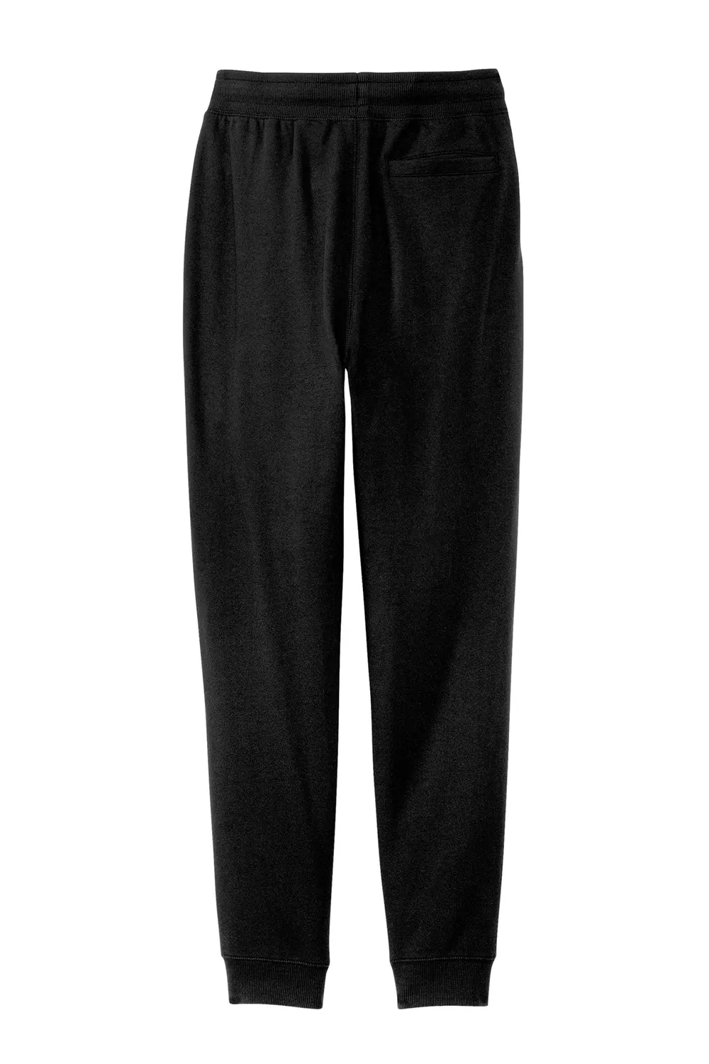 District Mens Re-Fleece Jogger Sweatpants w/ Pockets - Black