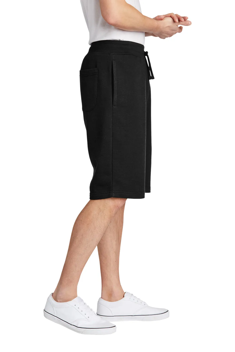 District Mens V.I.T. Fleece Shorts w/ Pockets - Black