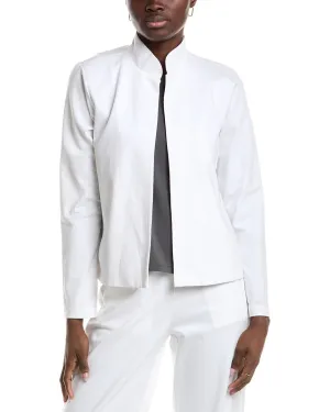 EILEEN FISHER Stand Collar Jacket