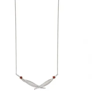 Collier Feuilles d'Argent Elements N4290 Bijoux Beginnings