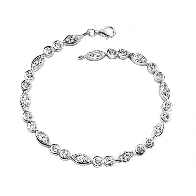 Bracelet Marquise en Argent et CZ B3093CZ362 de la Collection Beginnings Jewellery
