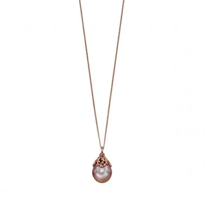 Éléments Pendentif Baroque Perle Goutte Plaqué Or Rose Argent P4707P Bijoux Beginnings