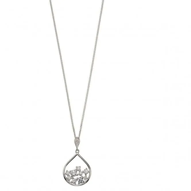 Pendentif en zircone argenté dispersé Elements P4673C - Bijouterie Beginnings