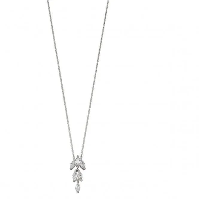 Collier Elements en Zircone Argentée Marquise N4285C - Bijouterie Beginnings