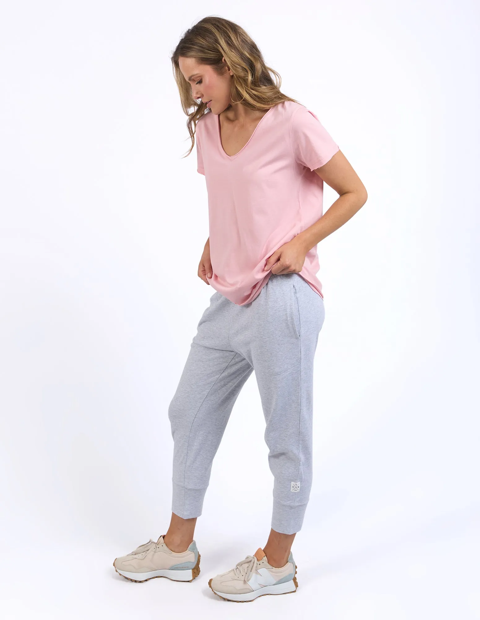 Elm Pima Vee Tee Blush Pink