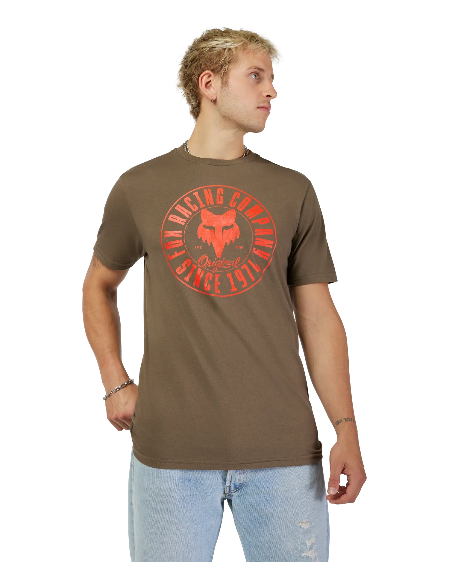 Emblem Premium T-Shirt in Military