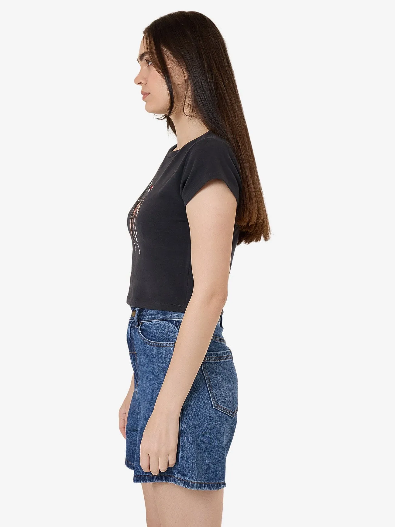 Eternal Outlaw Mini Tee - Washed Black