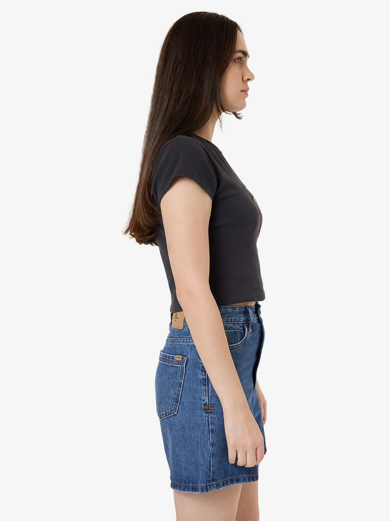 Eternal Outlaw Mini Tee - Washed Black
