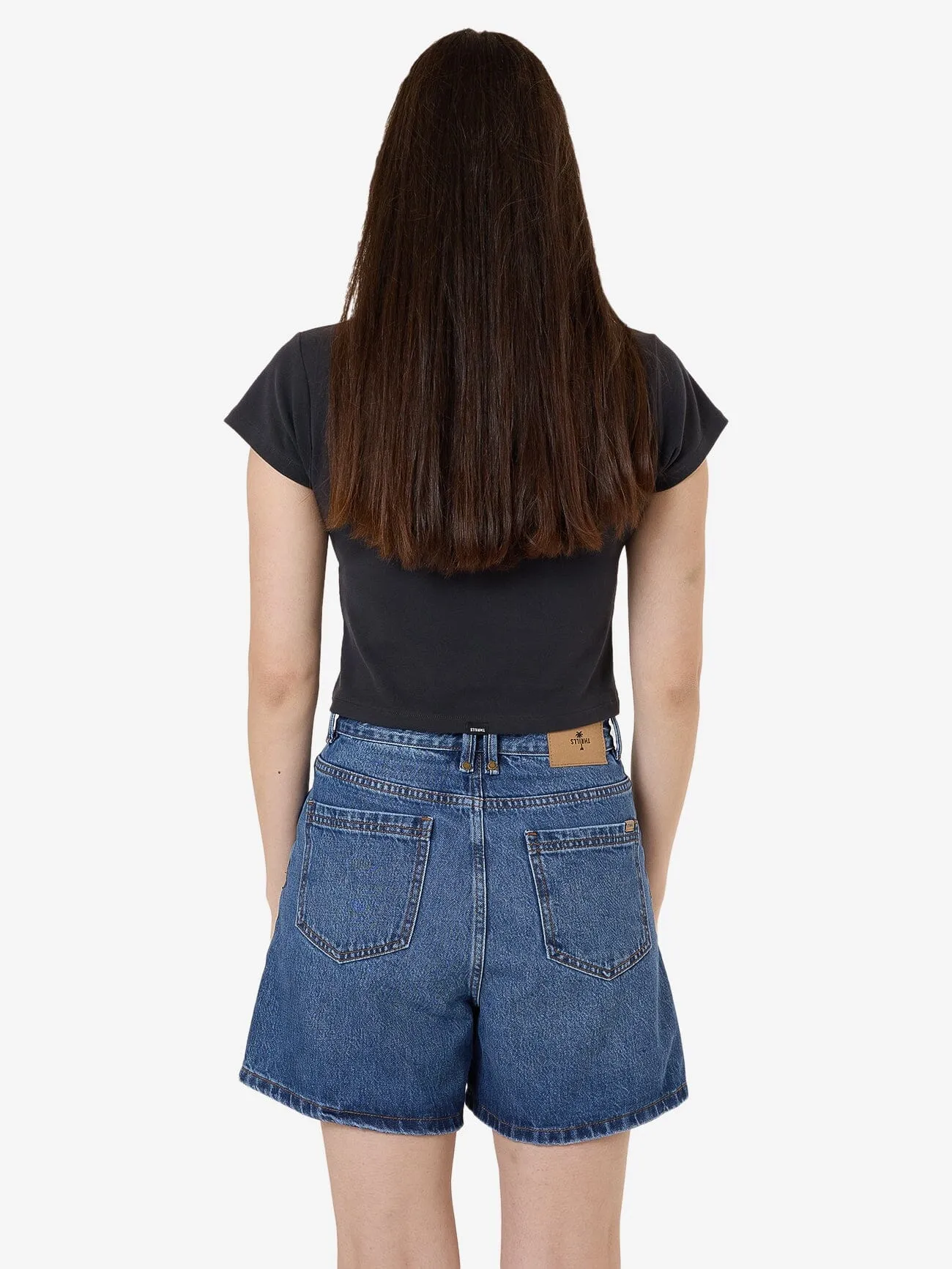 Eternal Outlaw Mini Tee - Washed Black