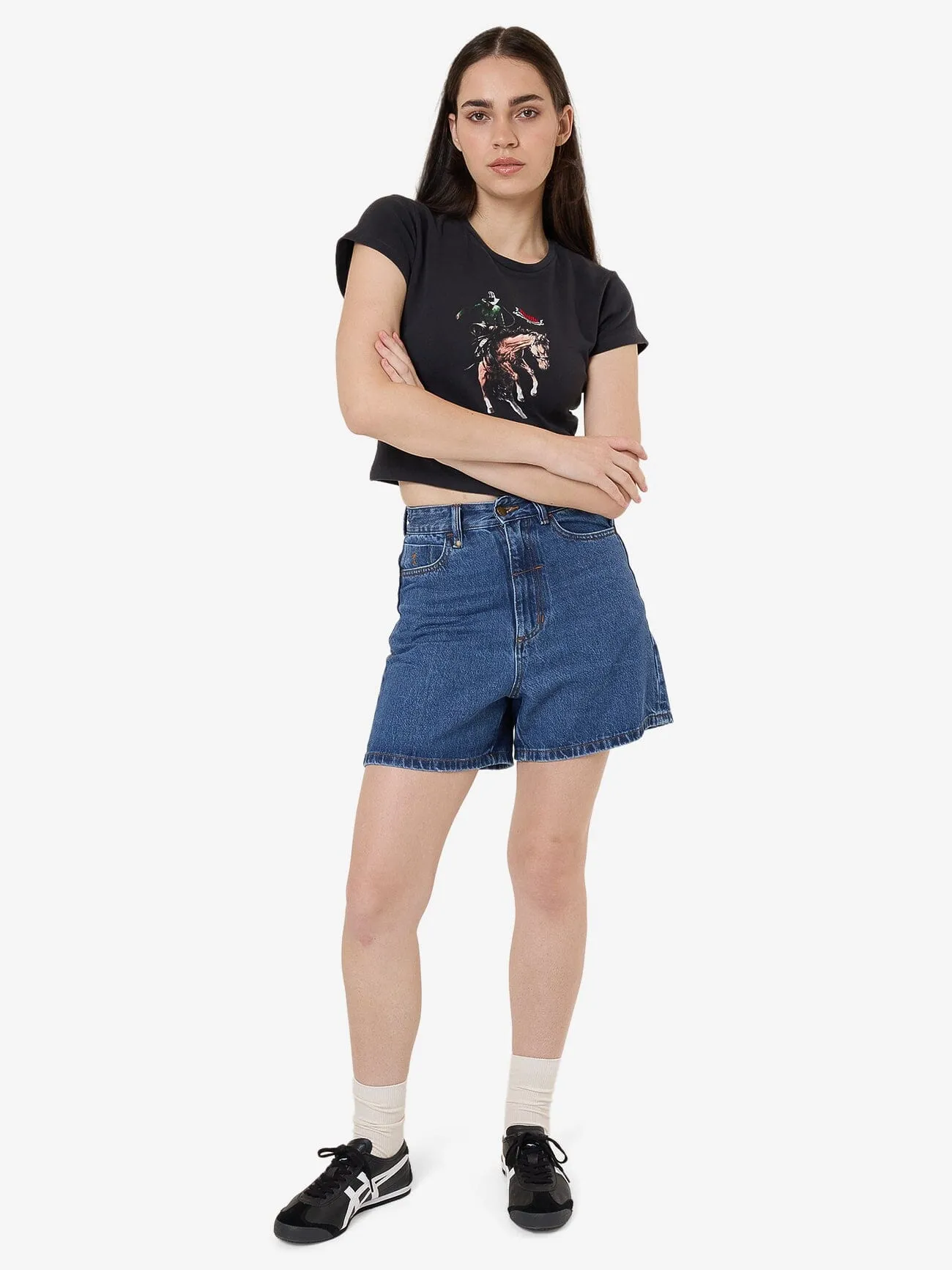 Eternal Outlaw Mini Tee - Washed Black