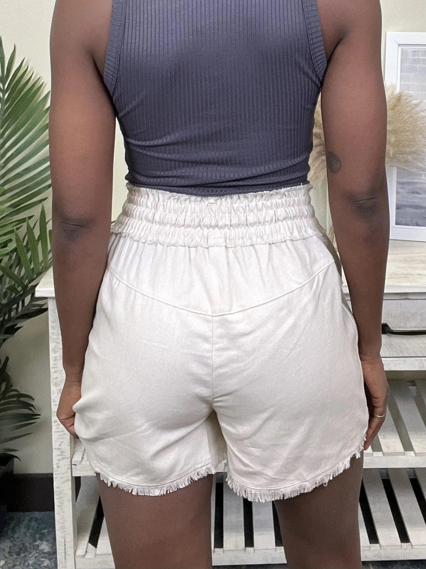 Fierce Lady Women's Casual Frayed Shorts