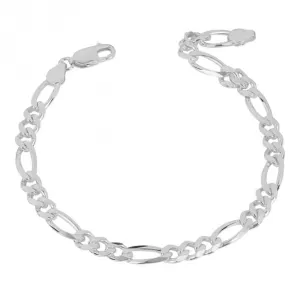 Bracelet Figaro Chaîne 22cm B5395 Débuts Bijoux