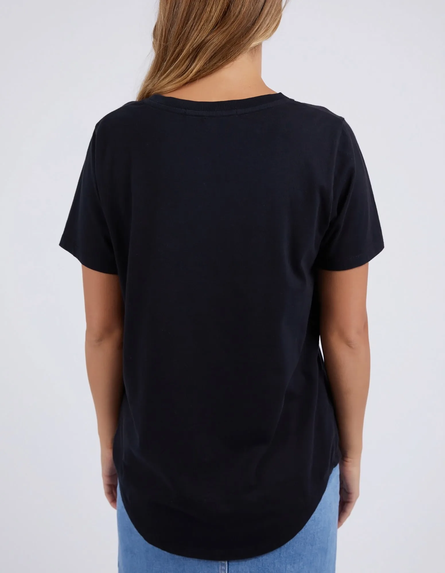 Foxwood Bloom Tee Washed Black