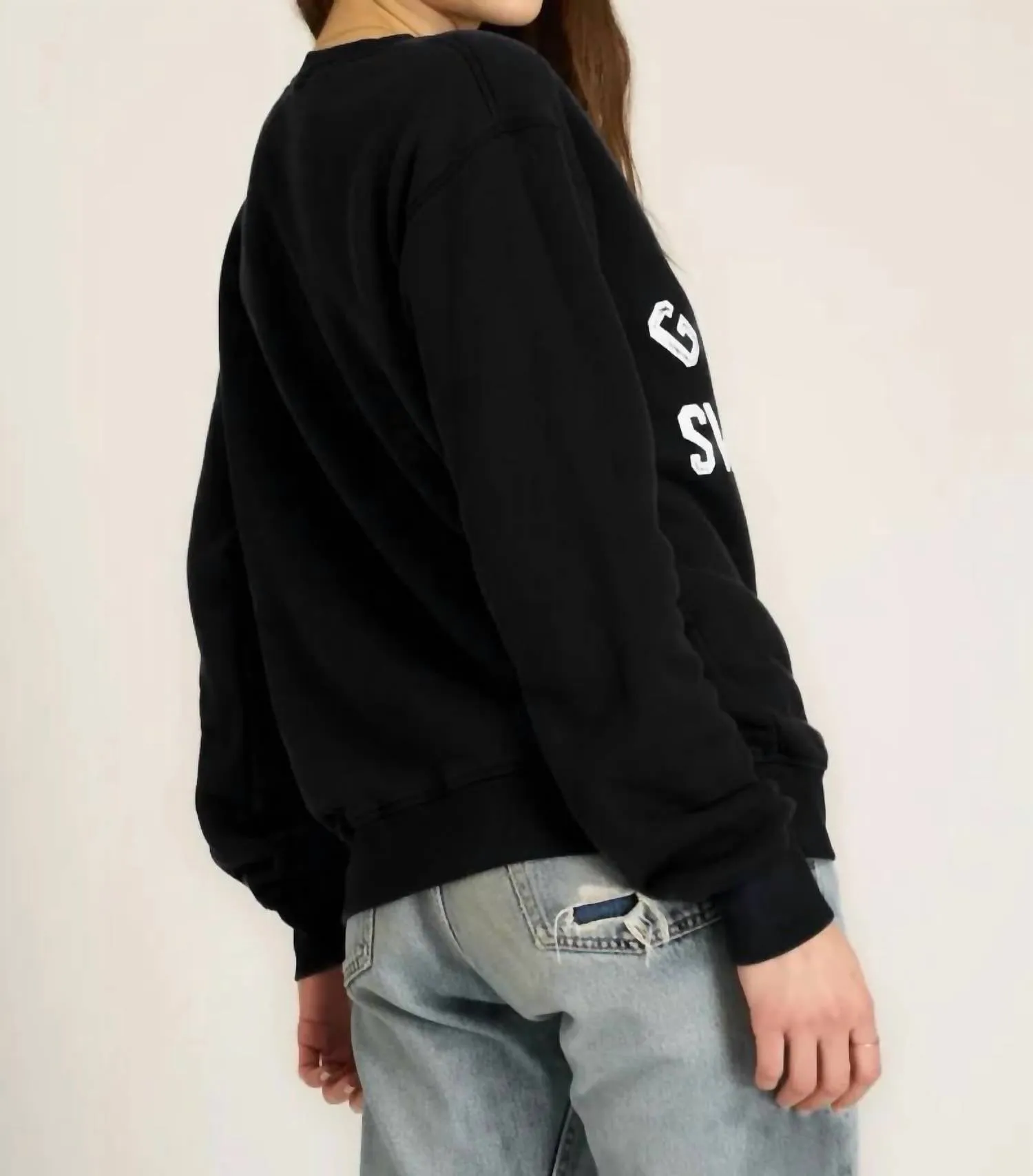 Game Day Sweatshirt In Black