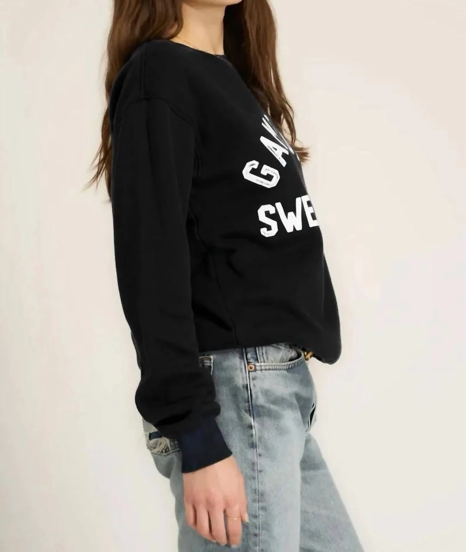 Game Day Sweatshirt In Black