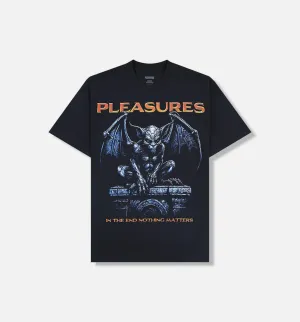 Gargoyle Mens Short Sleeve Shirt - Black