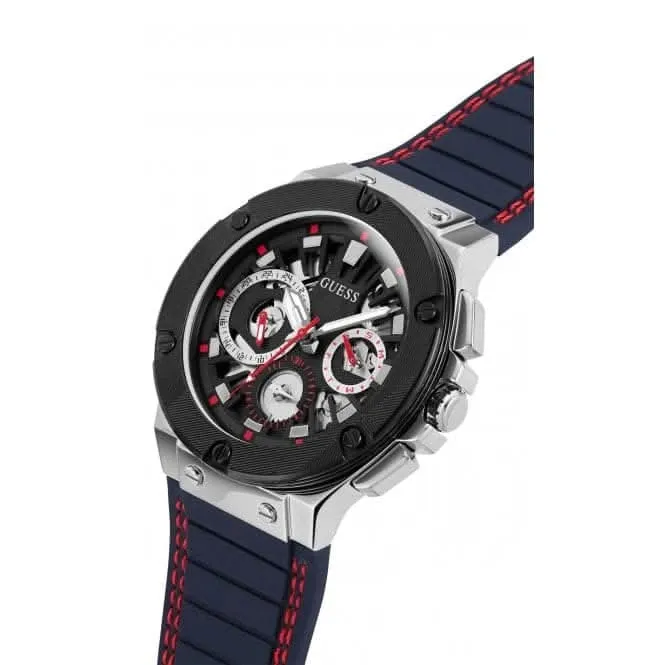 Montre en silicone argentée pour homme Circuit GW0487G1