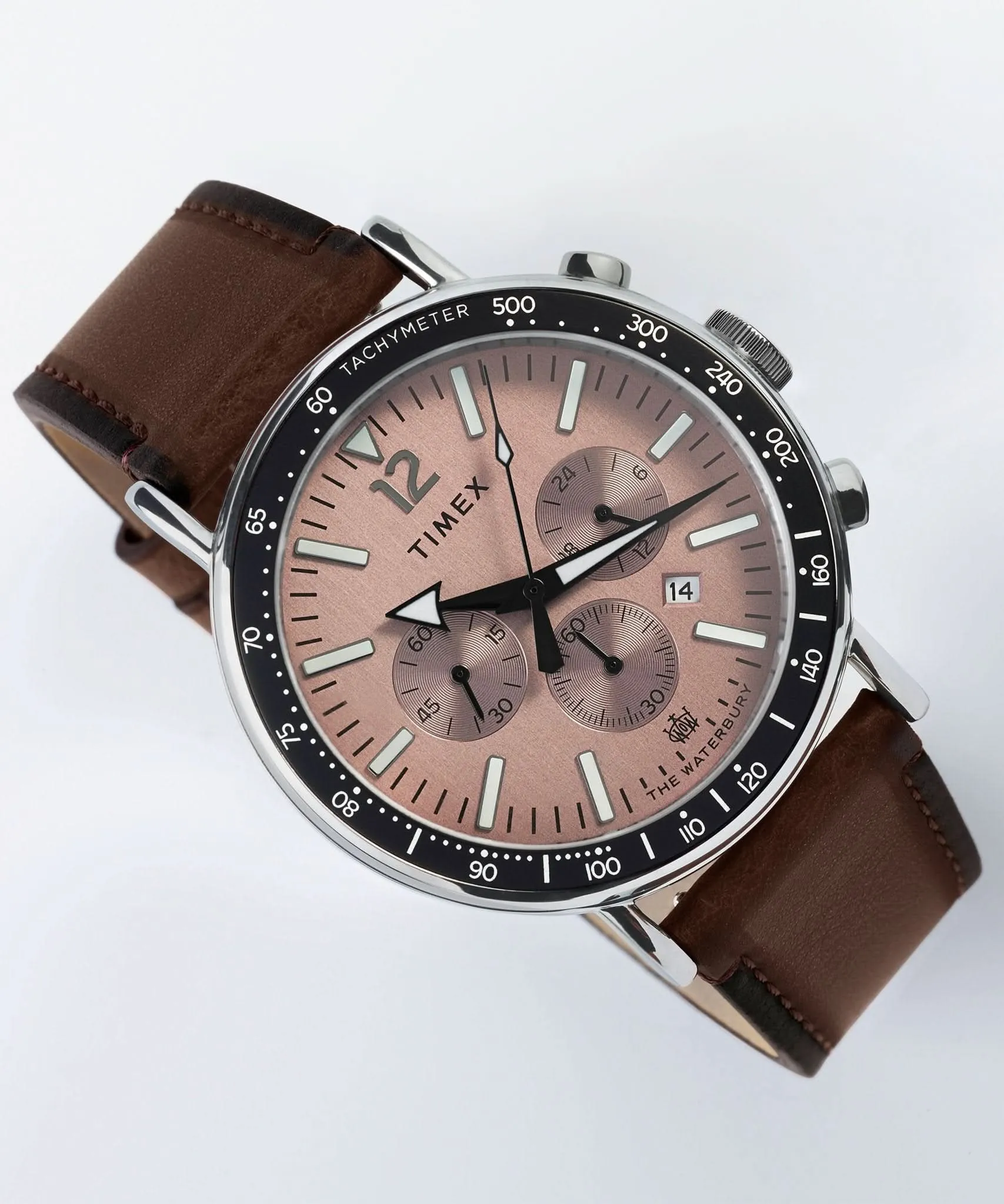 Montre pour hommes Waterbury Standard en or rose TW2W47300